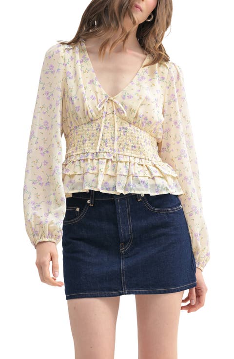 Floral Long Sleeve Top