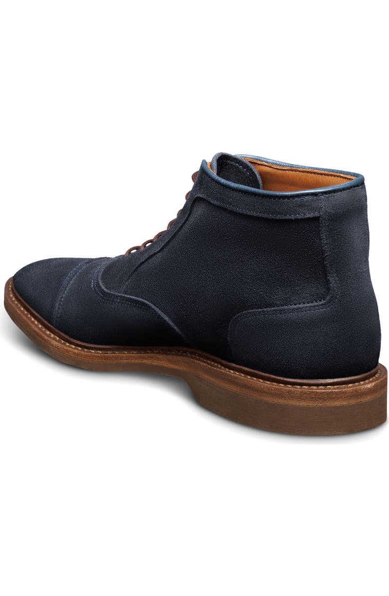 Allen Edmonds Park Avenue Verse Cap Toe Oxford Boot, Alternate, color, Navy