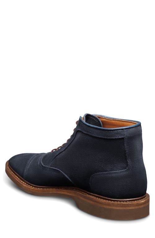 Allen Edmonds Park Avenue Verse Cap Toe Oxford Boot In Blue
