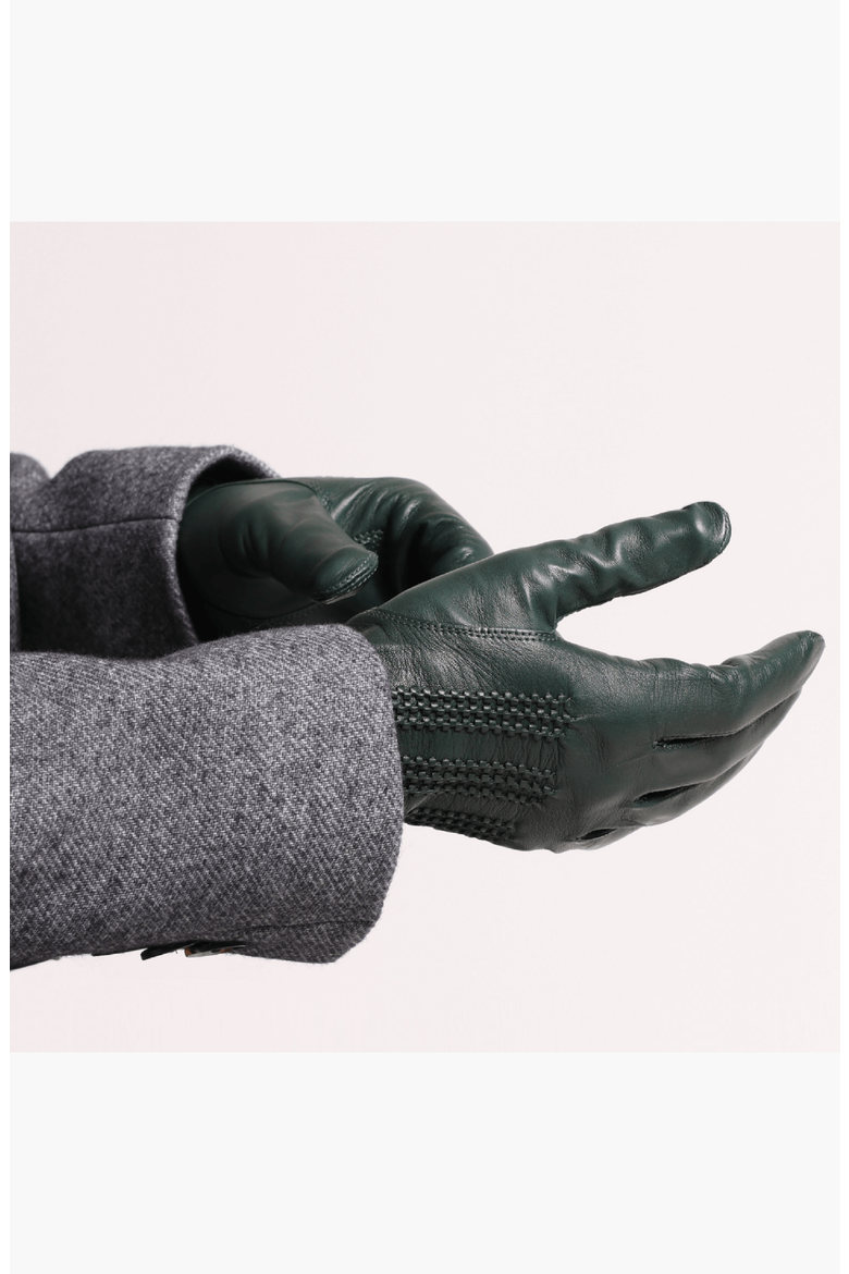 Men's Seymoure Traveler Leather Gloves, Alternate, color, Agave