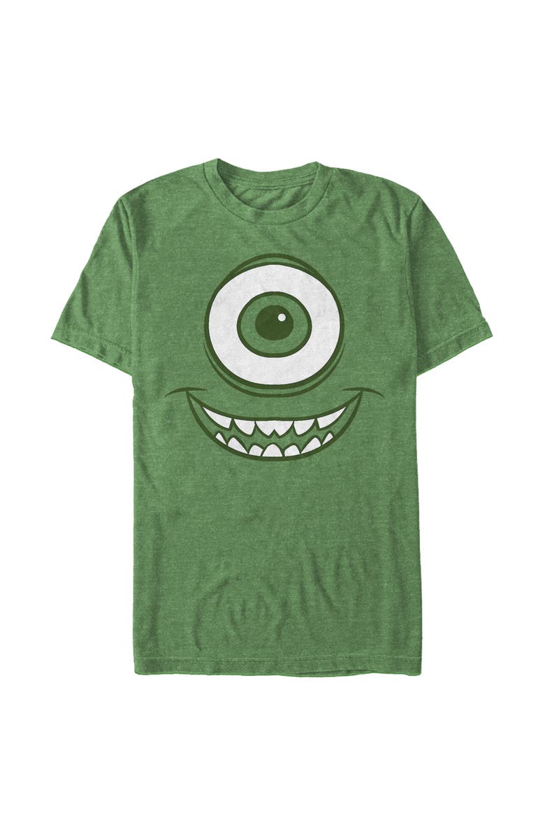 Monsters Inc Men's Monsters Inc Mike Wazowski Eye  Graphic T-Shirt, Main, color, Kelly Heather