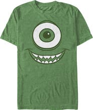 Monsters Inc Men's Monsters Inc Mike Wazowski Eye  Graphic T-Shirt