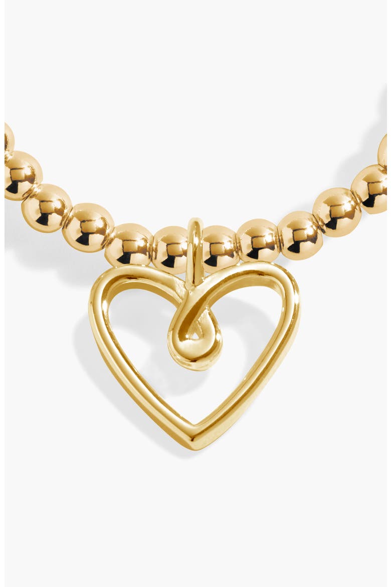 A Little 'Lucky To Have A Sister Like You' Bracelet, Alternate, color, Gold Plated