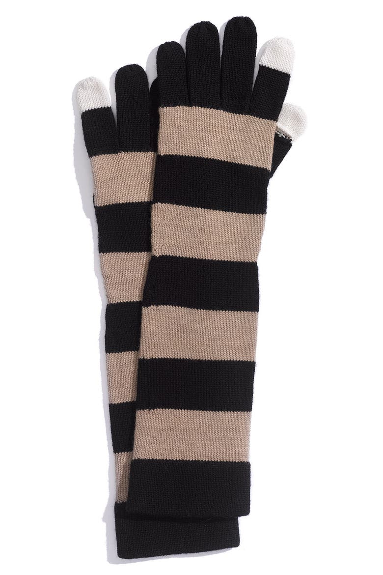 'Balloon Miss Marc' Gloves, Main, color, SEPIA MELANGE MULTI