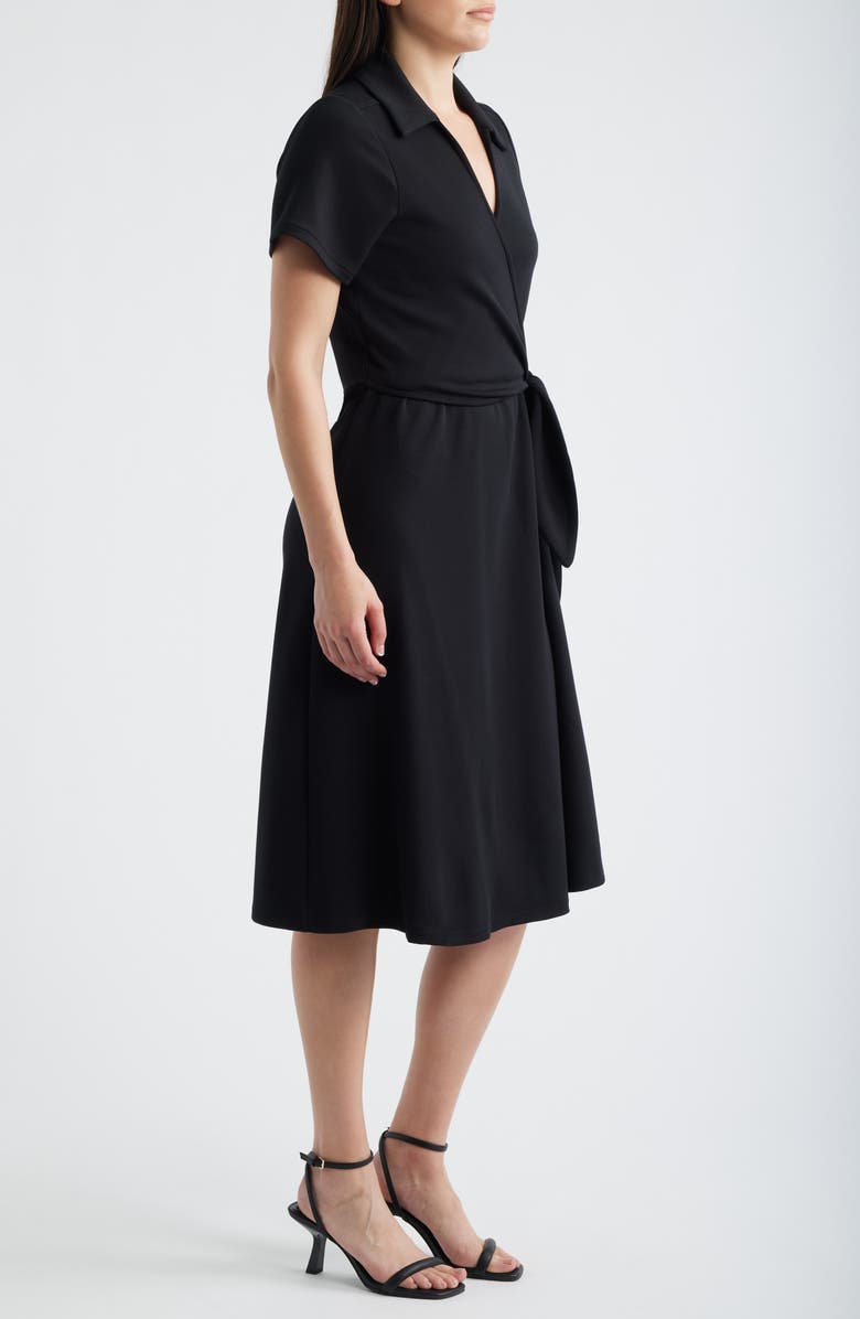 SPANX<sup>®</sup> AirEssentials Midi Shirtdress, Alternate, color, Very Black