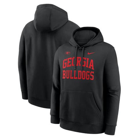 Men's Nike  Black Georgia Bulldogs Primetime Arched Club Fleece Pullover Hoodie