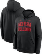 Nike Men's Nike Black Georgia Bulldogs Primetime Arched Club Fleece Pullover Hoodie