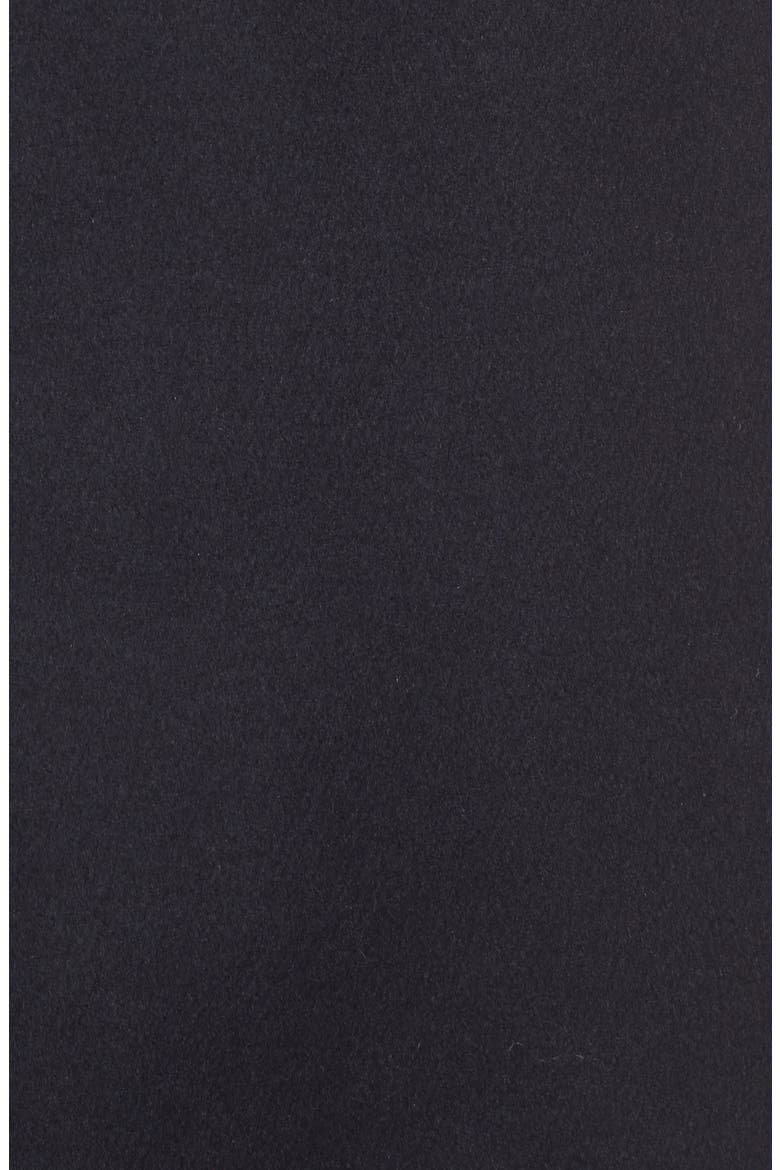 DKNY Wool Blend Felt Shawl Collar Coat, Alternate, color, NAVY