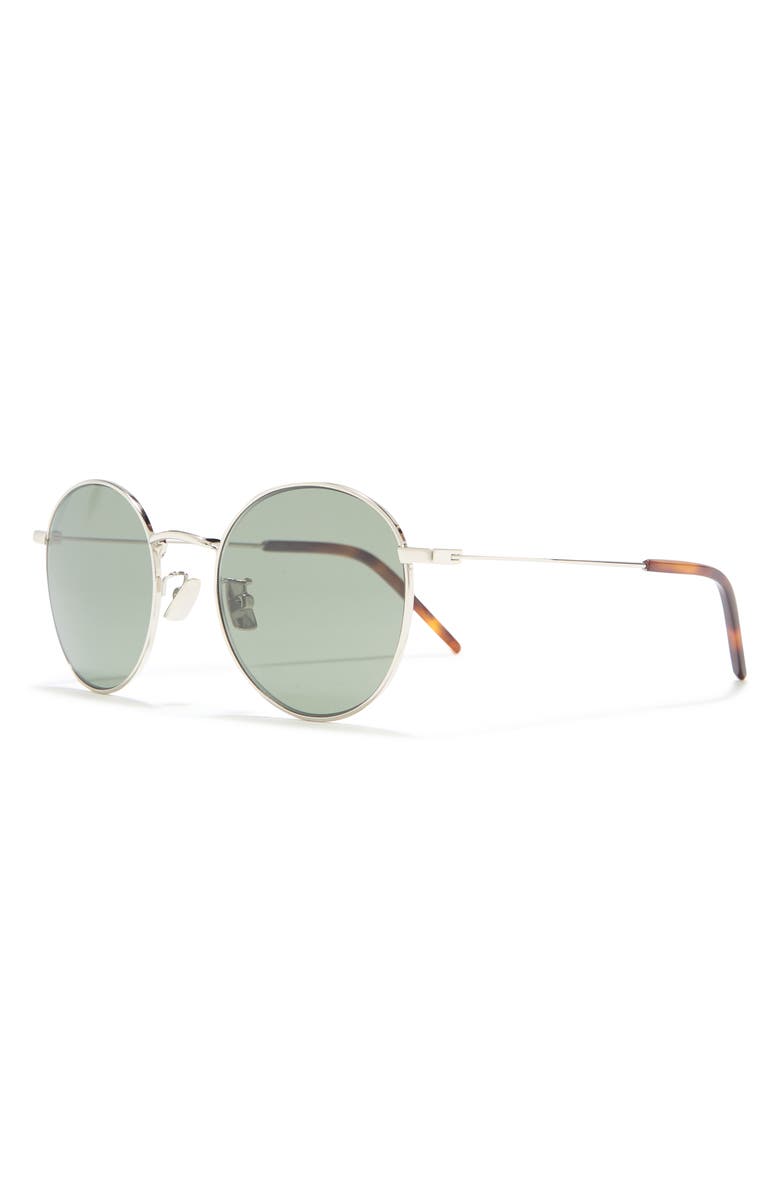 Saint Laurent 52mm Round Sunglasses, Alternate, color,