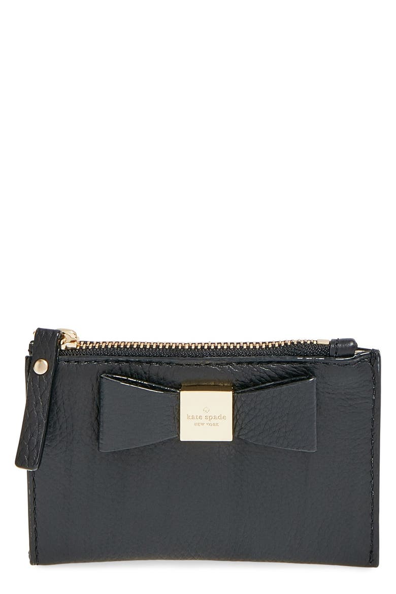 'renny drive' card holder, Main, color, BLACK