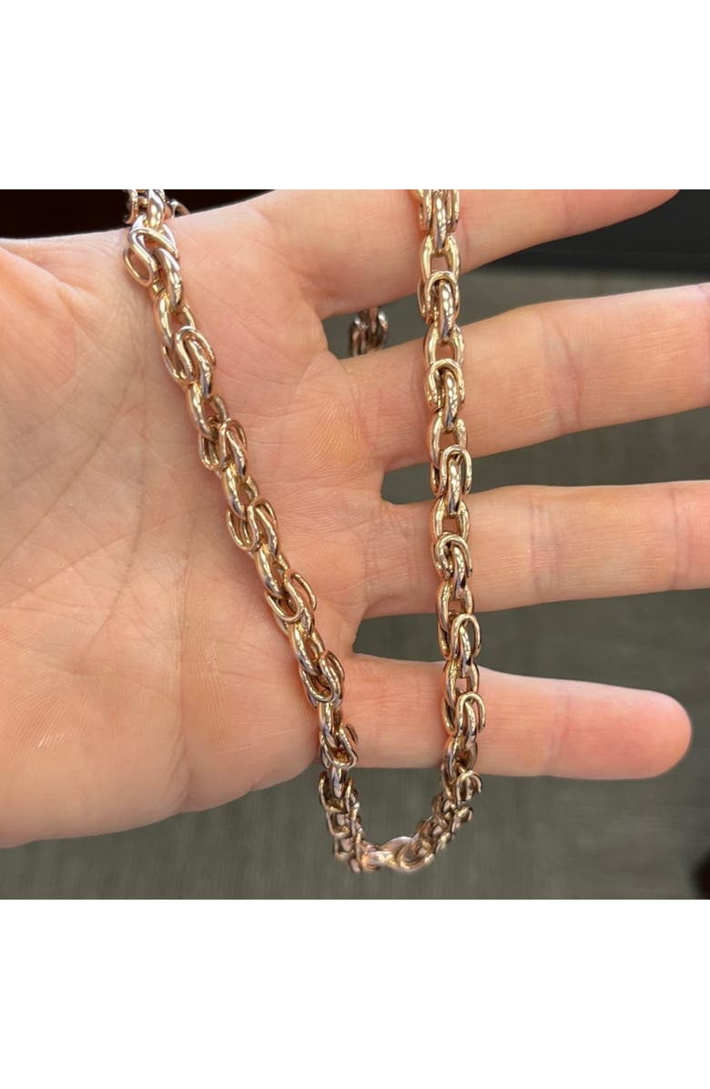 Bliss Diamond 14k Gold 87 Gram Solid Men's Necklace 20" Chain, Alternate, color,