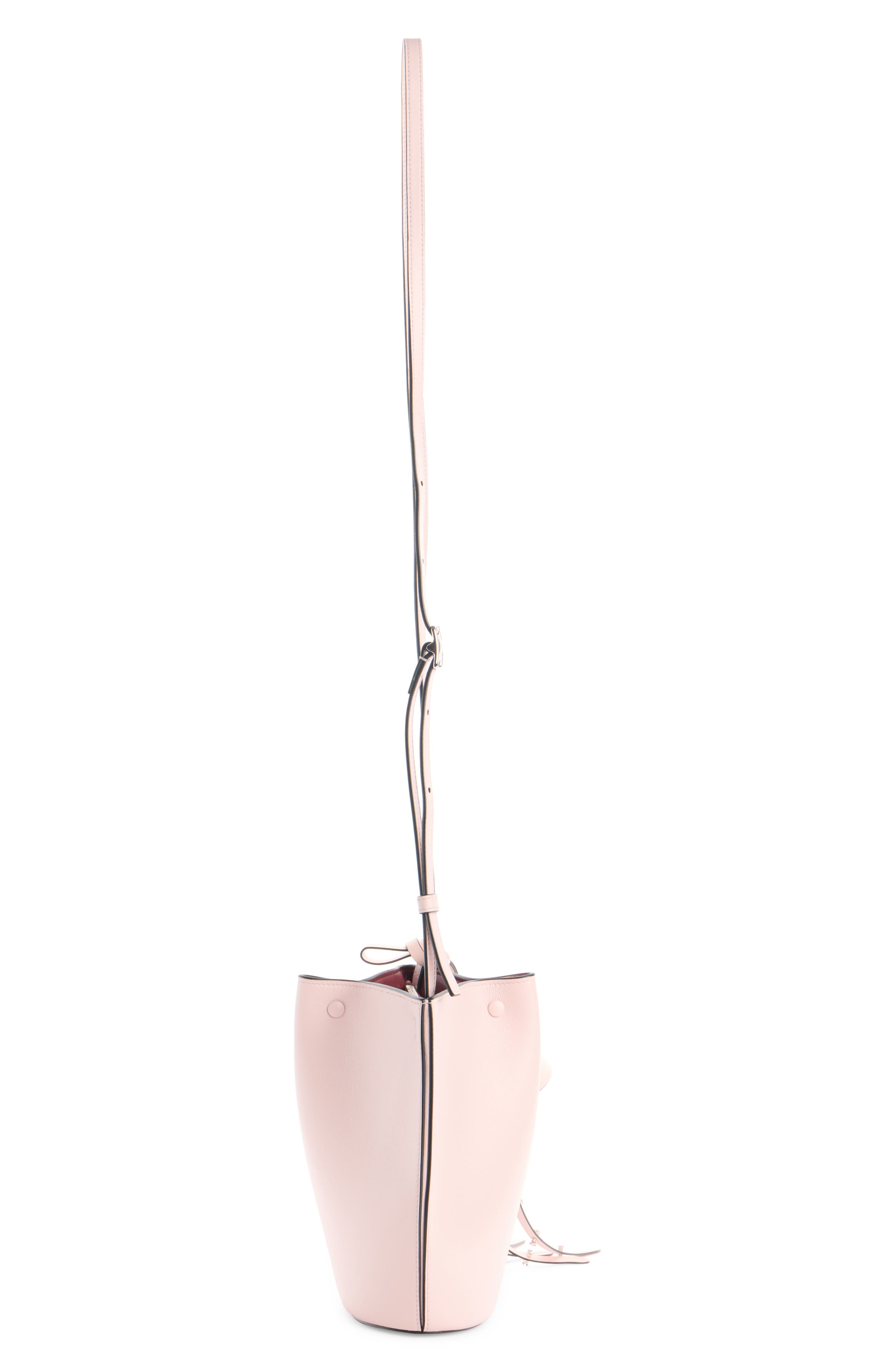 Givenchy Nano Snap Bucket Bag, Alternate, color, Baby Pink