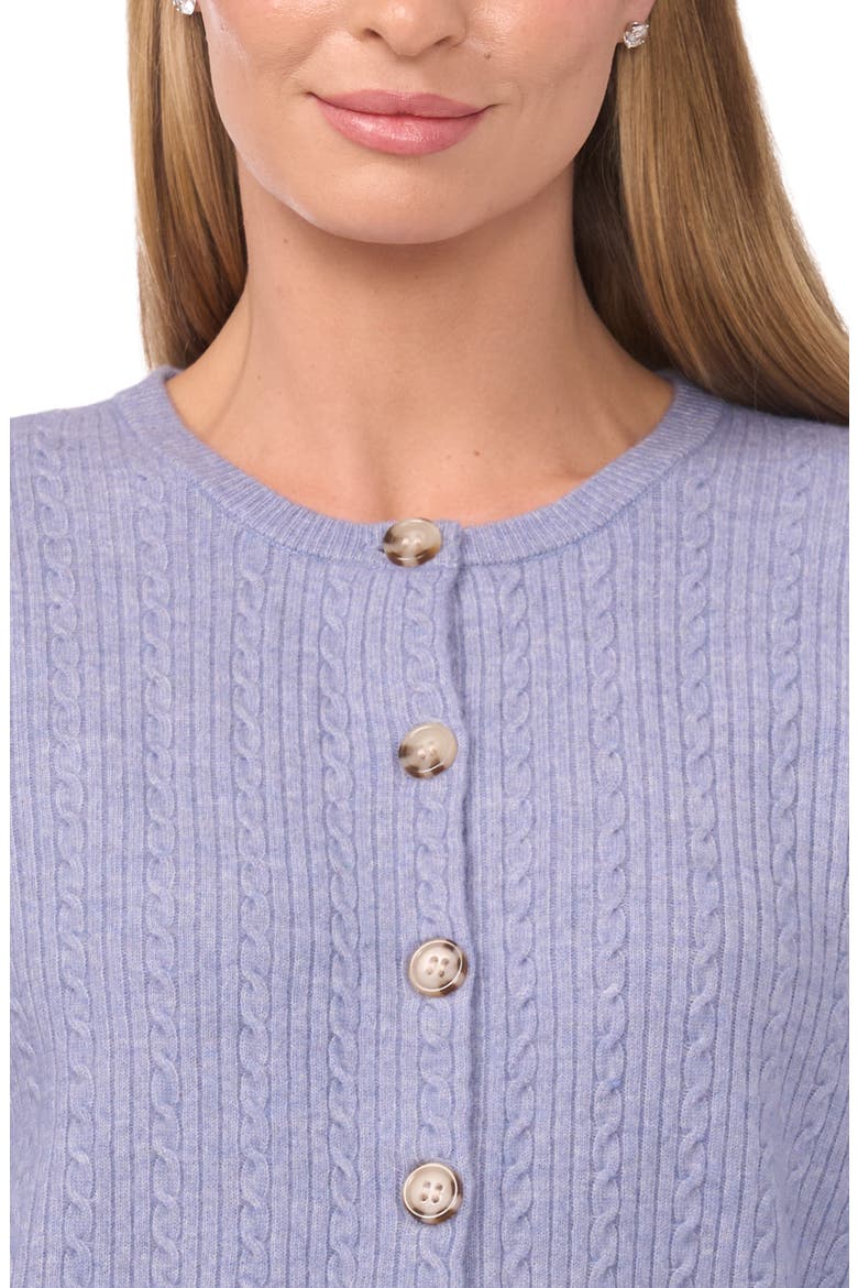 Cable Stitch Cardigan, Alternate, color, STONEWASH