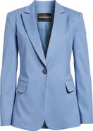Emporio Armani Cotton Couture One-Button Blazer