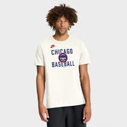 Nike Men's Nike Cream Chicago Cubs Cooperstown Collection ‘70s Inspired T-Shirt