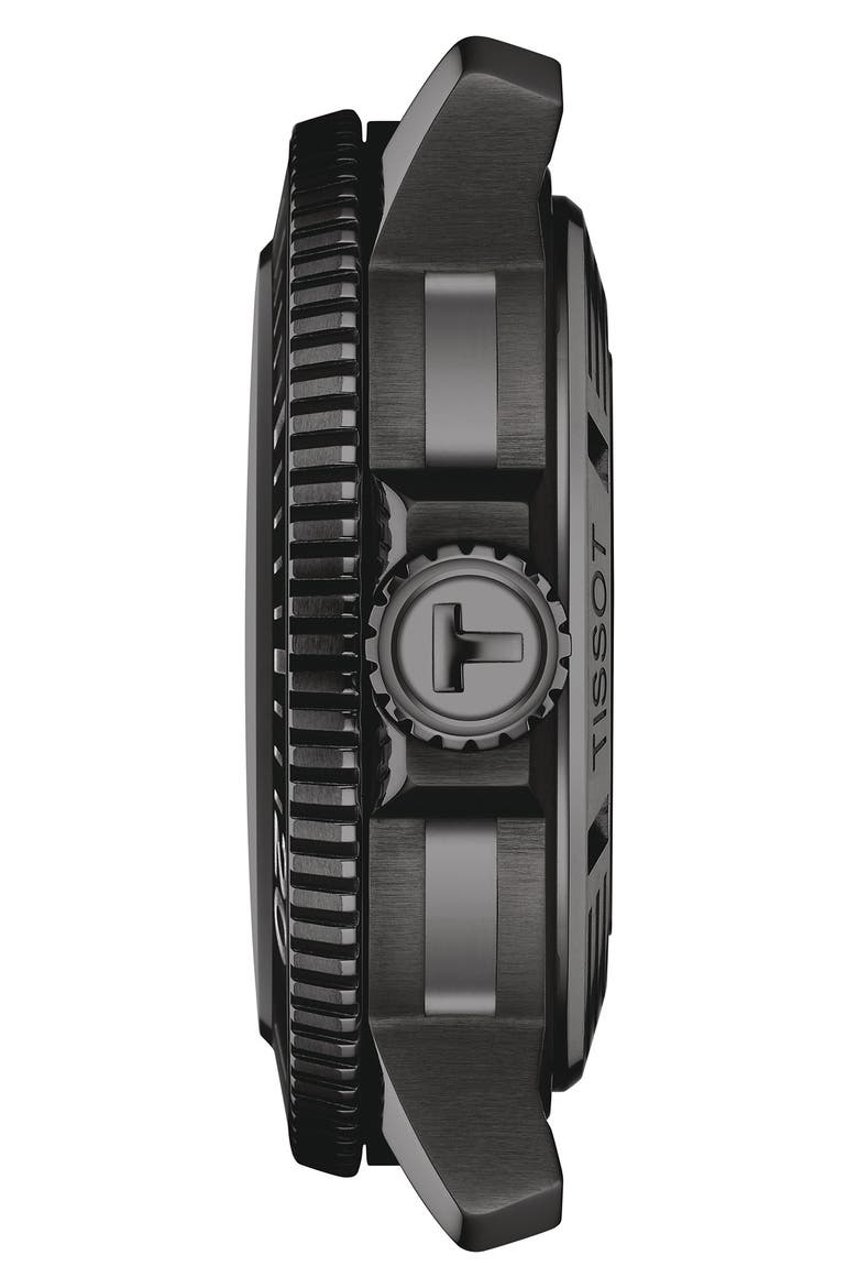 Seastar 2000 Professional Powermatic 80 Webbing Strap Watch, 46mm, Alternate, color, BLUE