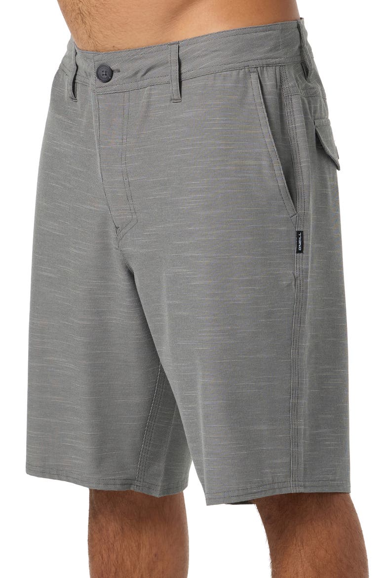 Portola Water Resistant Hybrid Shorts, Alternate, color, GARGOYLE
