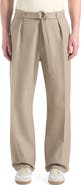 Manière De Voir Louis Relaxed Fit Belted Tailored Trousers