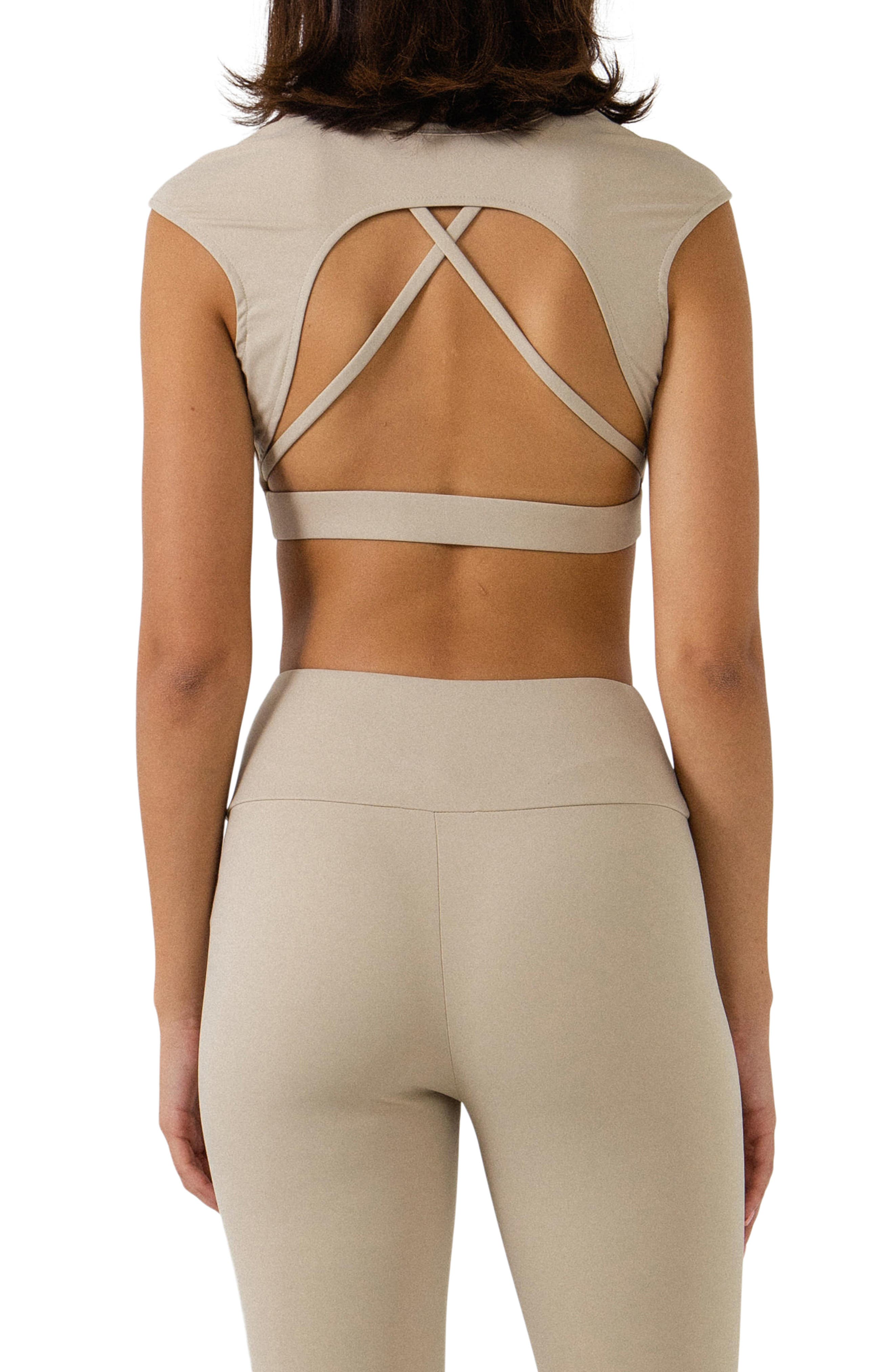 Strappy Back Crop Top - image 2