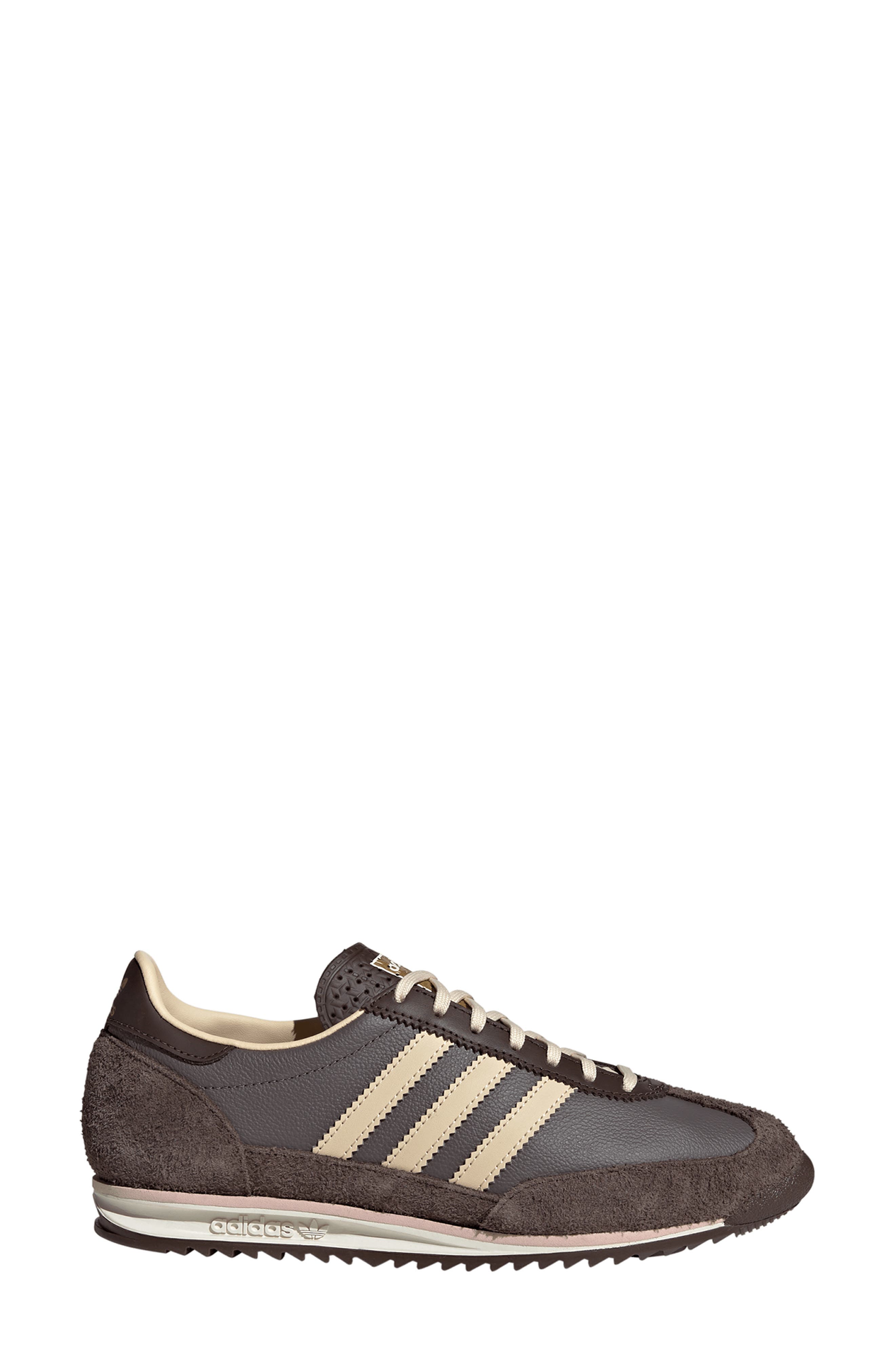 adidas SL 72 Sneaker, Alternate, color, Charcoal/ Crystal Sand/ Brown