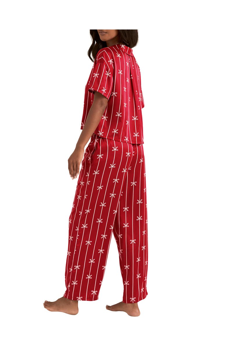 Adore Me Verity Pajama Set, Alternate, color, Stripe Red