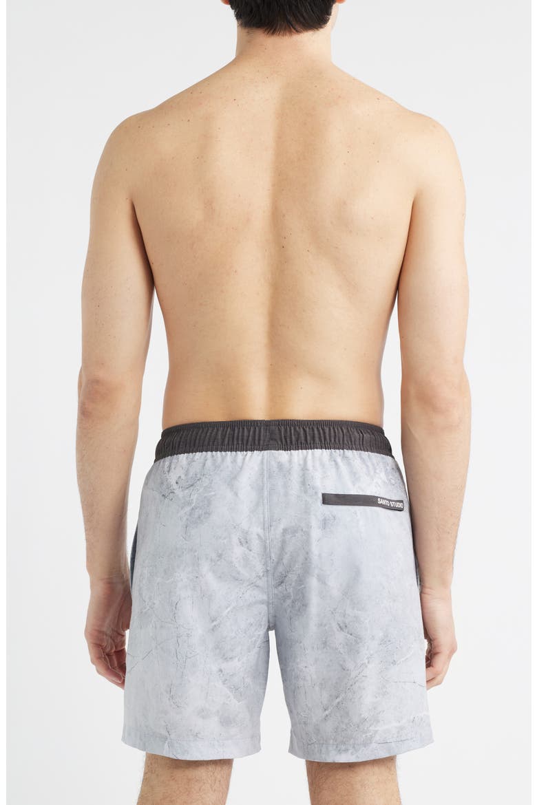 Lido Swim Trunks, Alternate, color, CARRARA GREY