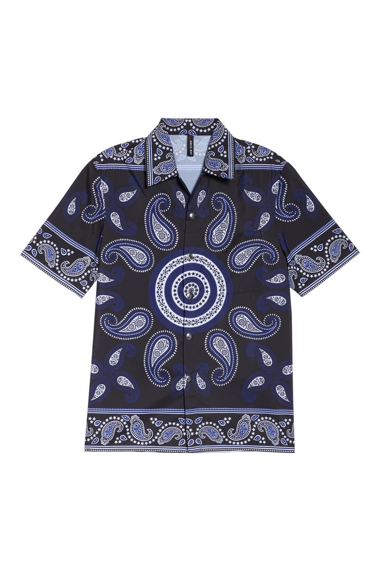 Paisley Unisex Coach Shirt, Alternate, color, BANDANA