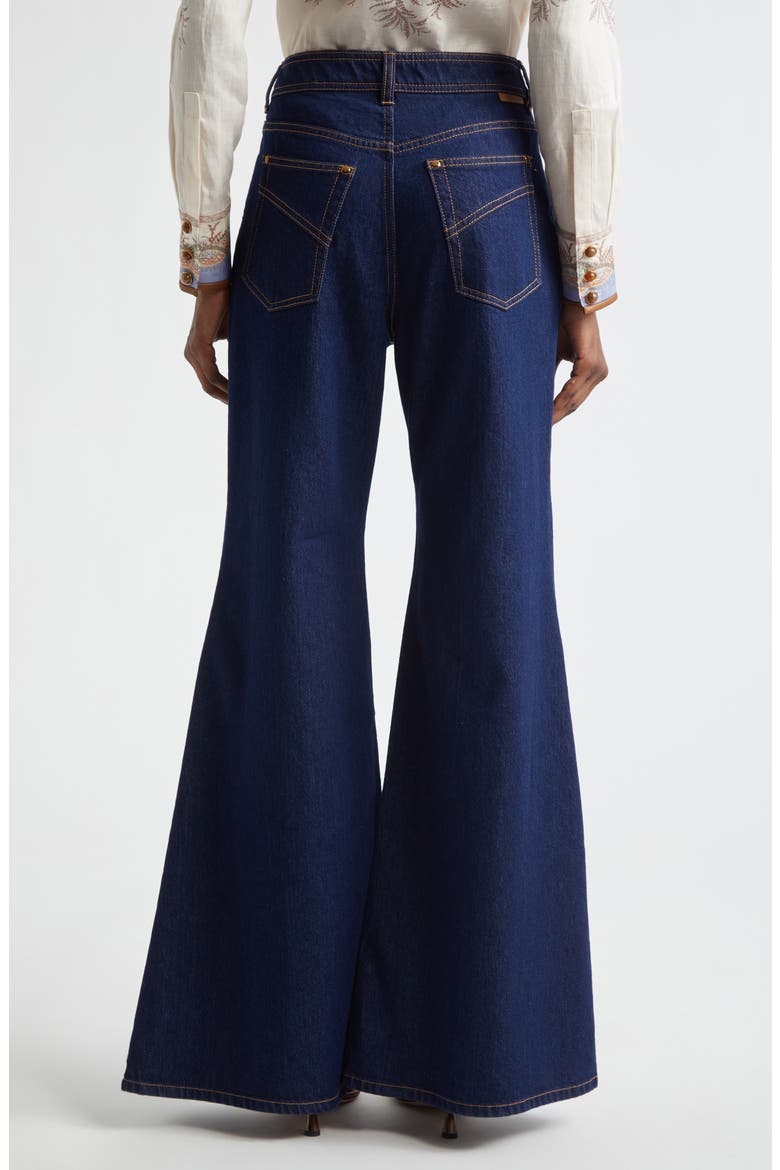 Kindred Spirit Flare Jeans, Alternate, color, HARBOUR BLUE