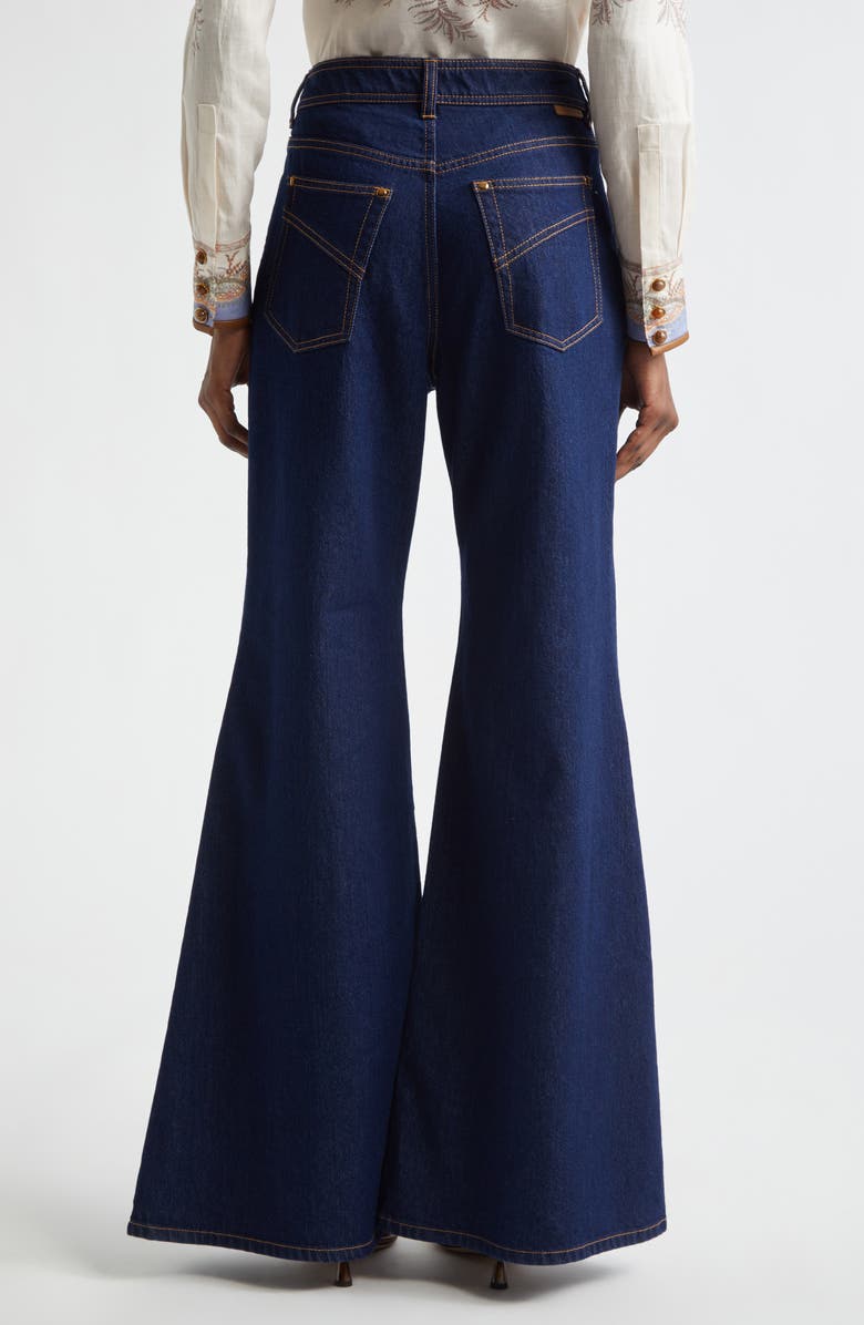 Zimmermann Kindred Spirit Flare Jeans, Alternate, color, Harbour Blue
