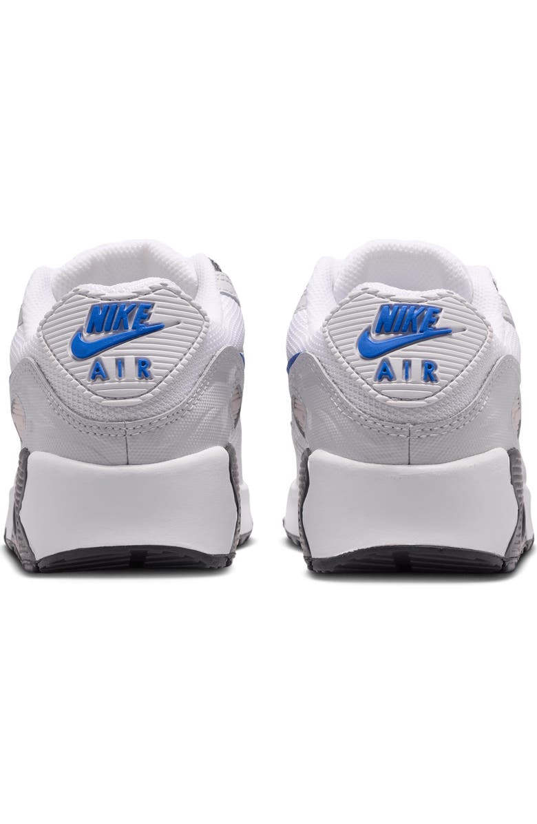 Nike Kids' Air Max 90 SE Sneaker, Alternate, color, White/ Photon Dust/ Crimson