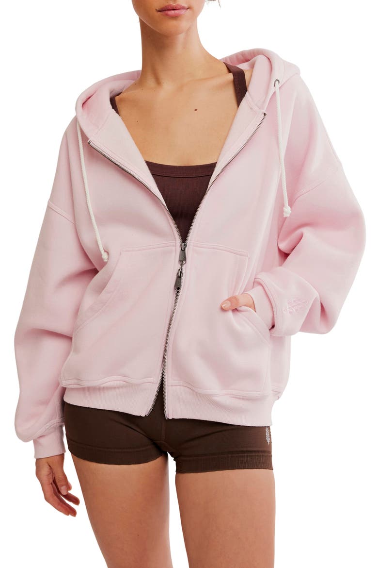 Final Call Full Zip Hoodie, Main, color, PINKY FUSHCIA