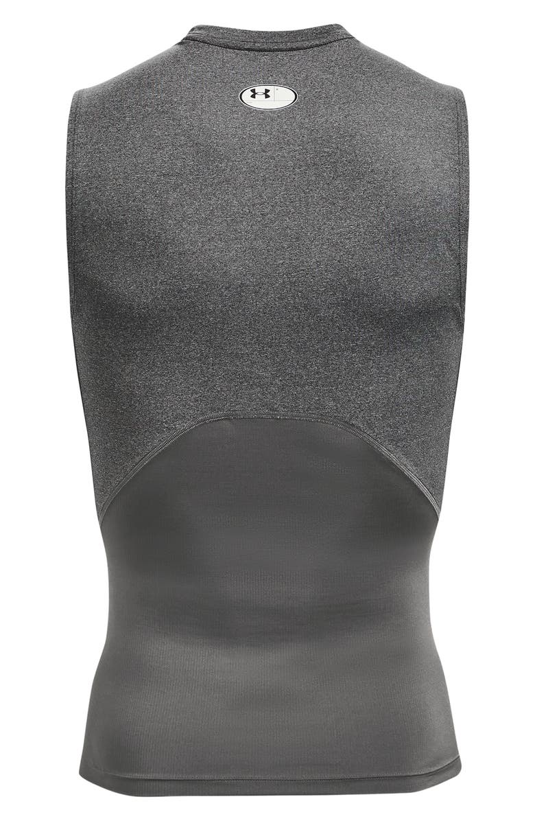 Under Armour HeatGear<sup>®</sup> Compression Tank, Alternate, color, Carbon Heather
