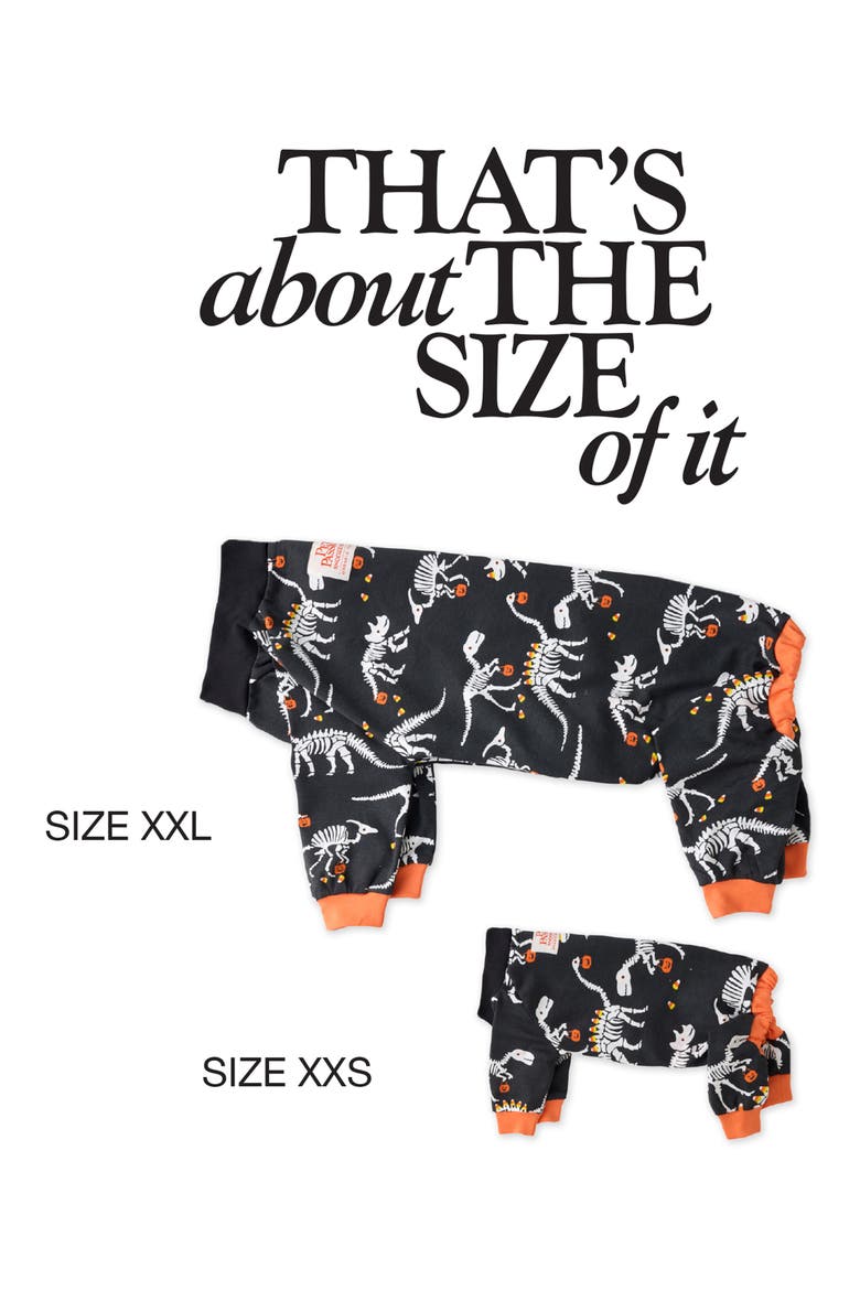 The Ultimate Snooze Organic Cotton Dog Pajamas, Alternate, color, CANDY SAURUS