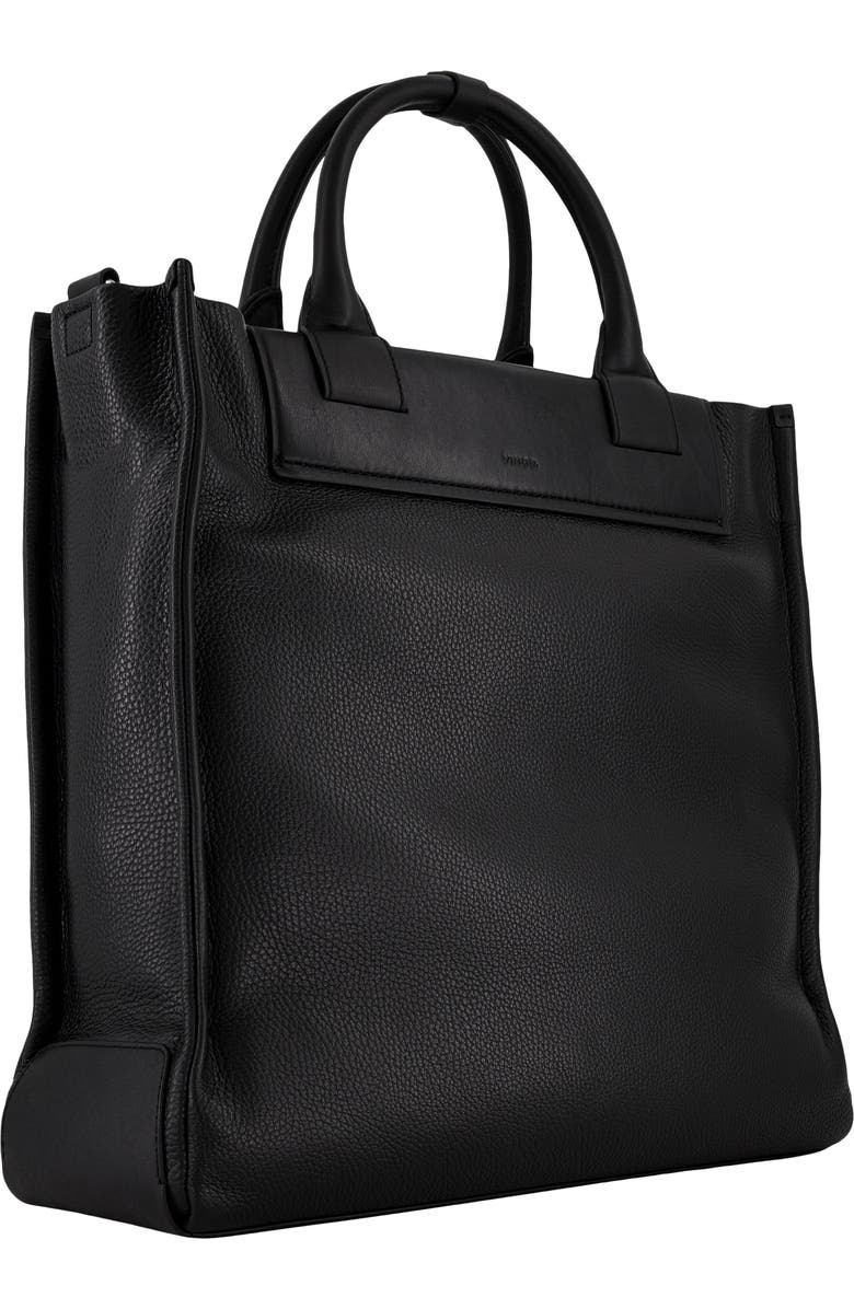 Vince Nordhelm Leather Tote, Alternate, color, Black