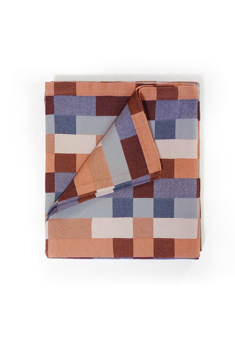 Doublecloth Throw, Alternate, color, Wild Fire