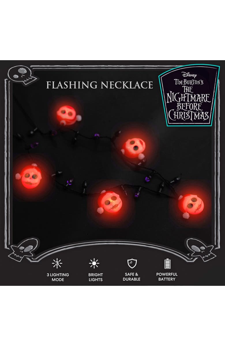 Disney The Nightmare Before Christmas Light Up Necklace, 30-Inch, Alternate, color,