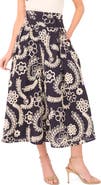Ted Baker Guinevere Floral Embroidered Cotton Midi Skirt