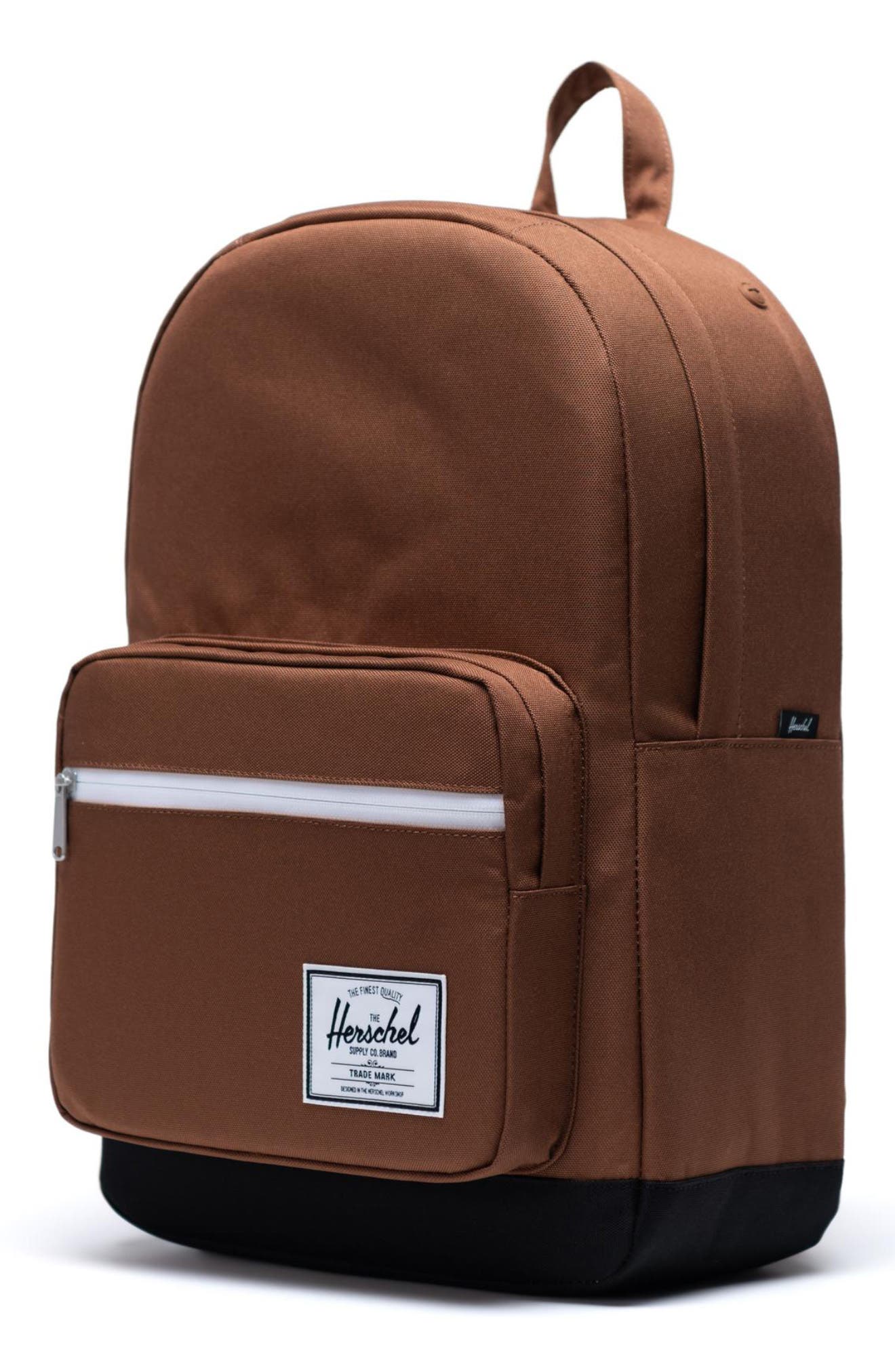 Pop Quiz Backpack, Alternate, color, DARK OLIVE/ SADDLE BROWN