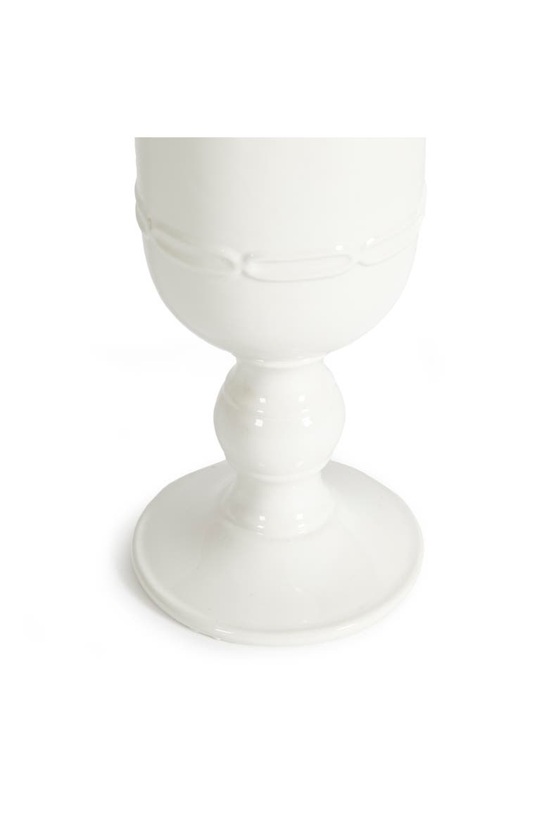 Mirabelle Petite Pedestal Urn, Alternate, color, White