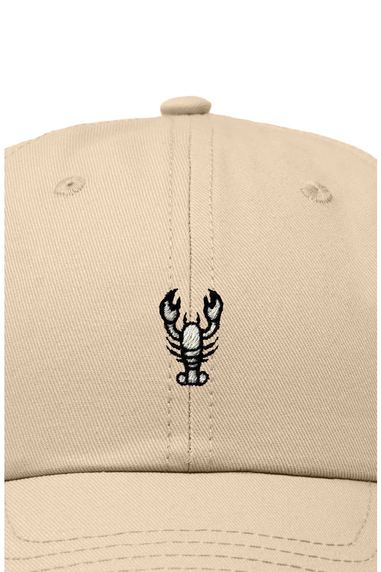 Lobster Dad Cap, Alternate, color, Khaki