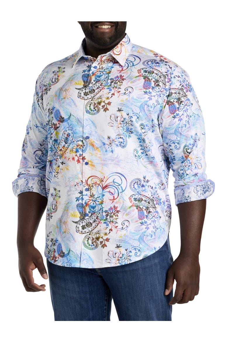 Big & Tall Apex Sport Shirt, Main, color, MULTI