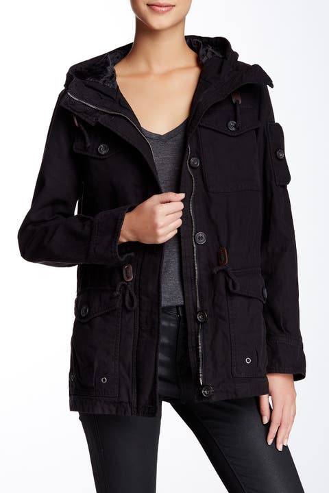 Hooded Military Jacket