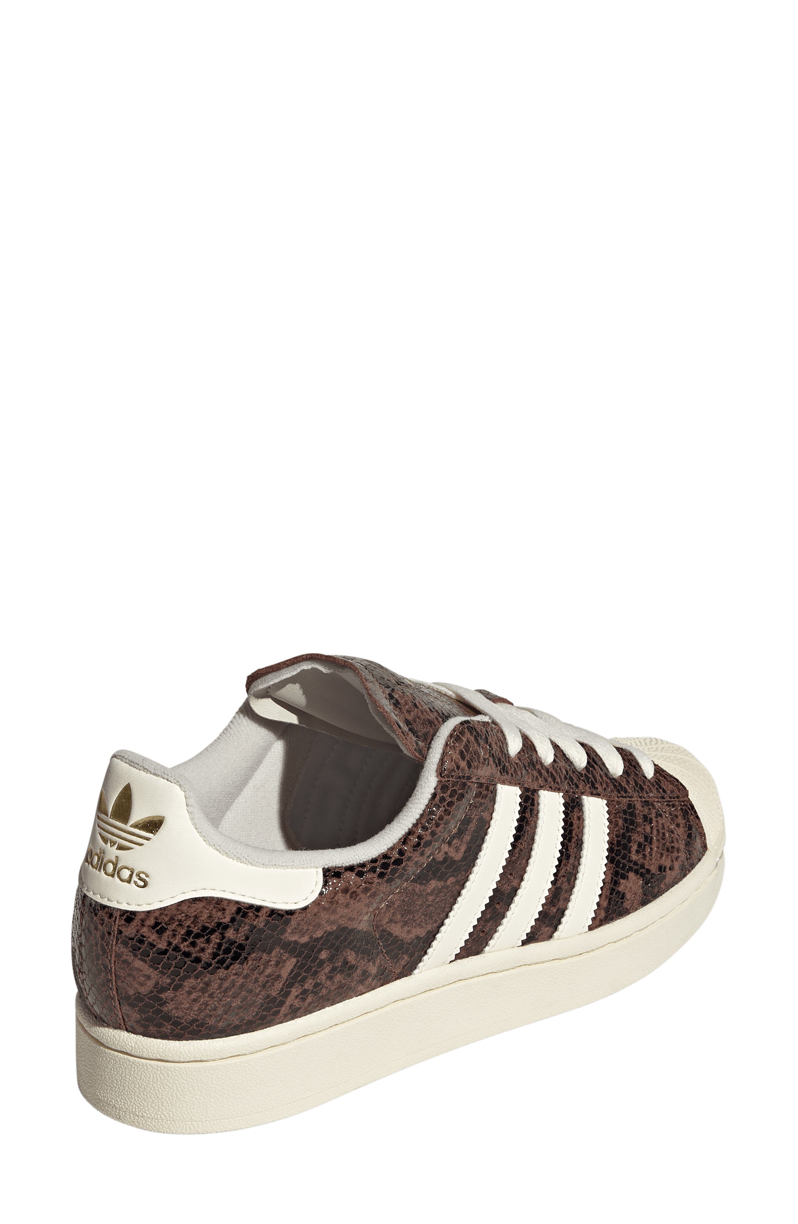 adidas Superstar Sneaker, Alternate, color, Brown/ Cream/ Alumina