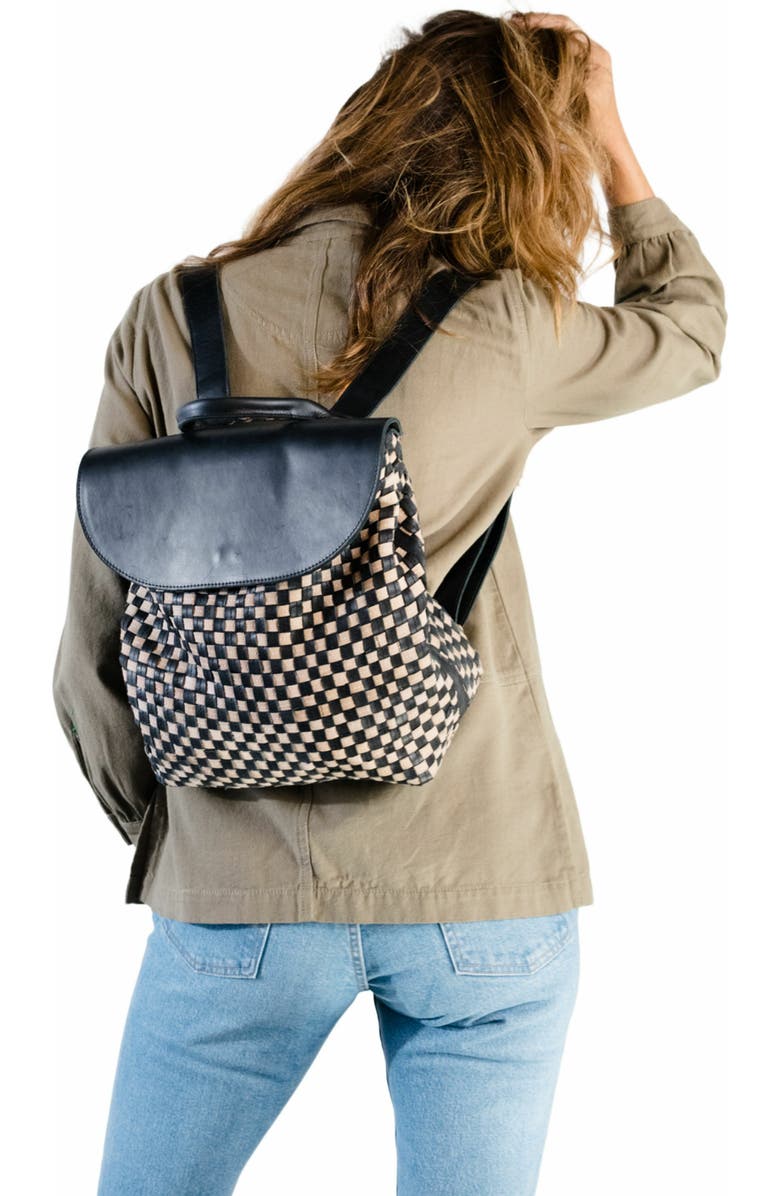 ABLE Elsa Basketweave Backpack, Alternate, color,