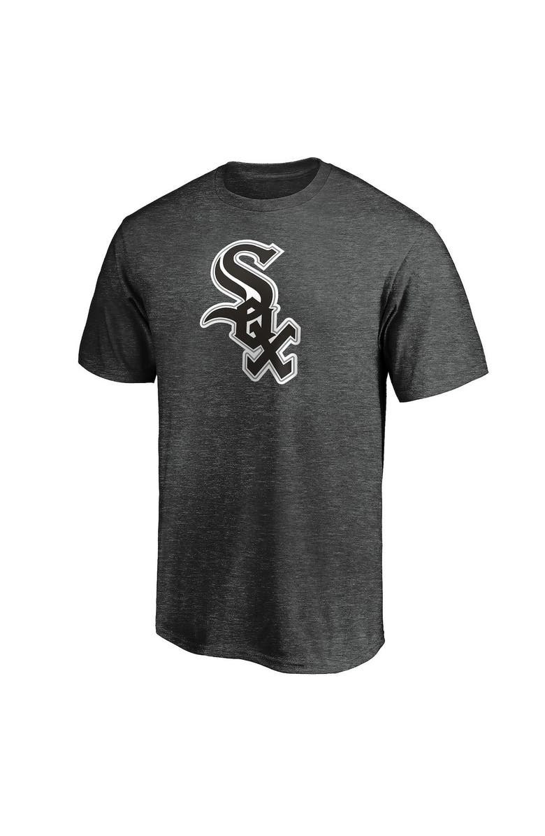 FANATICS Men's Fanatics Branded Charcoal Chicago White Sox Official Logo T-Shirt, Alternate, color, 