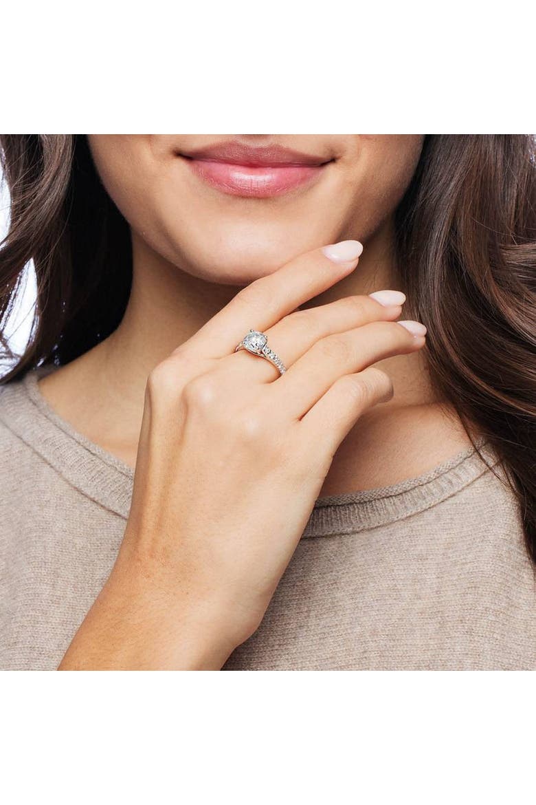 1 3/4 Ct Diamond Engagement Ring Lab Grown 14k Gold, Alternate, color, 14k White Gold