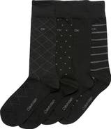 Calvin Klein Assorted 4-Pack Cotton Blend Crew Socks