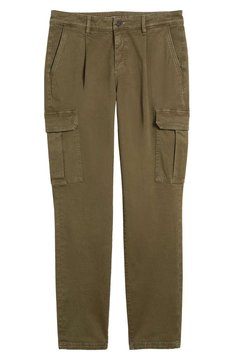 DL1961 Micah Pleated Tapered Twill Cargo Pants, Alternate, color, Dryad Twill
