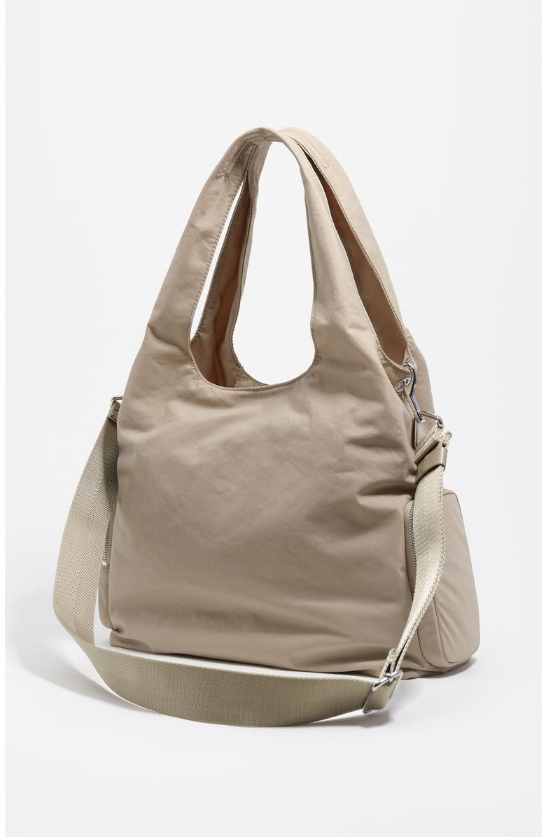 Bimba y Lola Large nylon Paper bag, Alternate, color, Stone