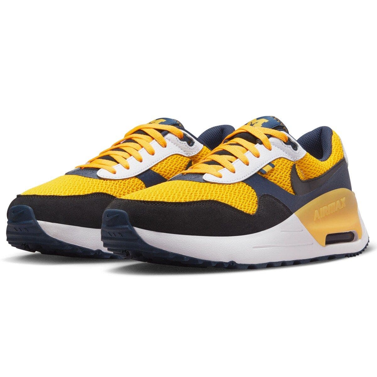 Nike Unisex Nike Maize Michigan Wolverines Air Max SYSTM Shoe, Alternate, color, 